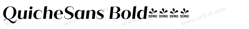 QuicheSans Bold字体转换 QuicheSans Bold字体转换